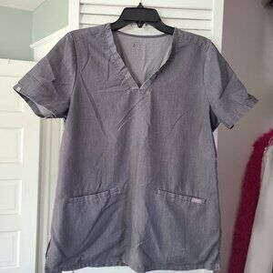 Medium grey Figs scrubs top